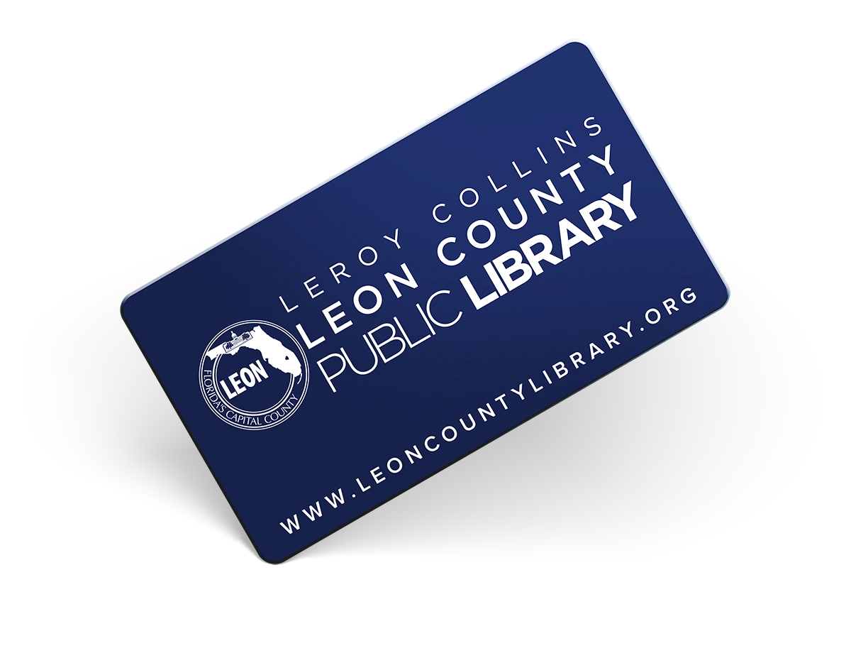 Leroy Collins Leon County Public Library Card Mockup